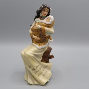 Hamilton A Love Eternal Collection Native American Mother & Child Resin Figure 3